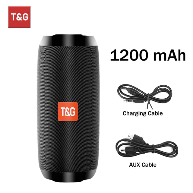 T&G TG117 Portable TWS Sound Box Waterproof Loudspeaker