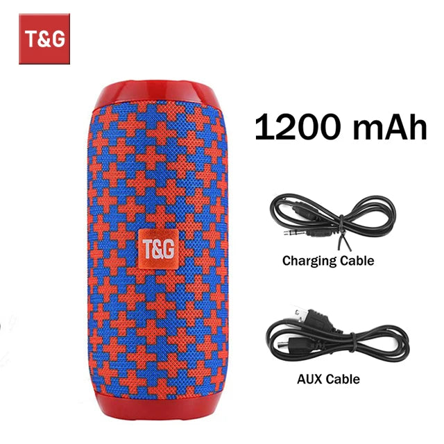 T&G TG117 Portable TWS Sound Box Waterproof Loudspeaker