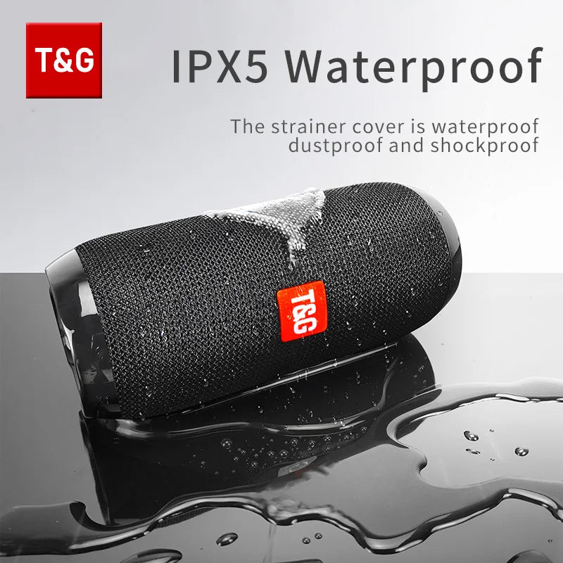 T&G TG117 Portable TWS Sound Box Waterproof Loudspeaker