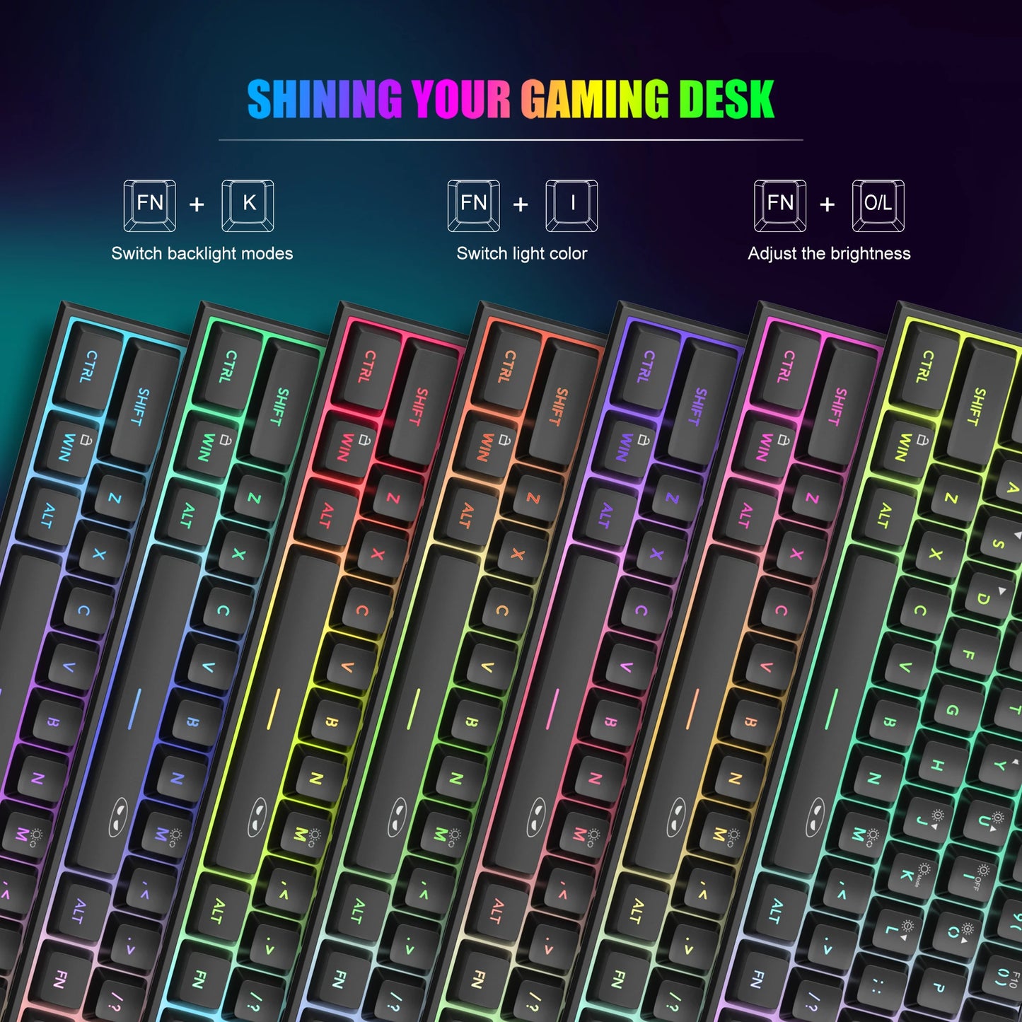 MageGee Mini 60% Gaming Keyboard RGB
