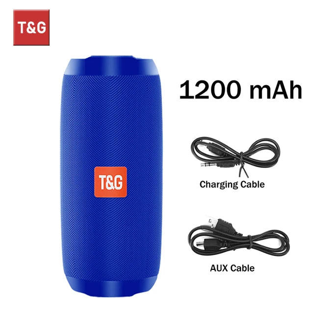 T&G TG117 Portable TWS Sound Box Waterproof Loudspeaker