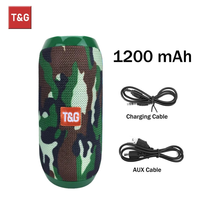 T&G TG117 Portable TWS Sound Box Waterproof Loudspeaker