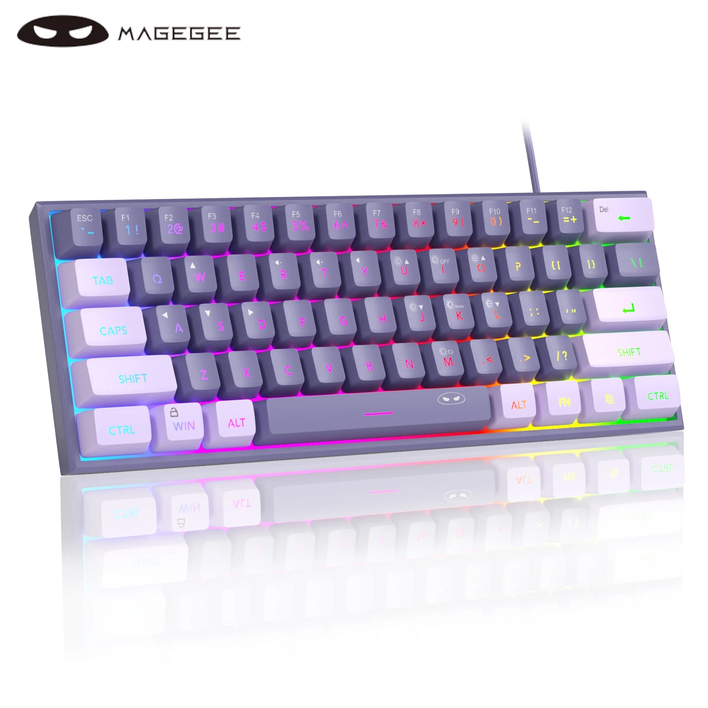 MageGee Mini 60% Gaming Keyboard RGB