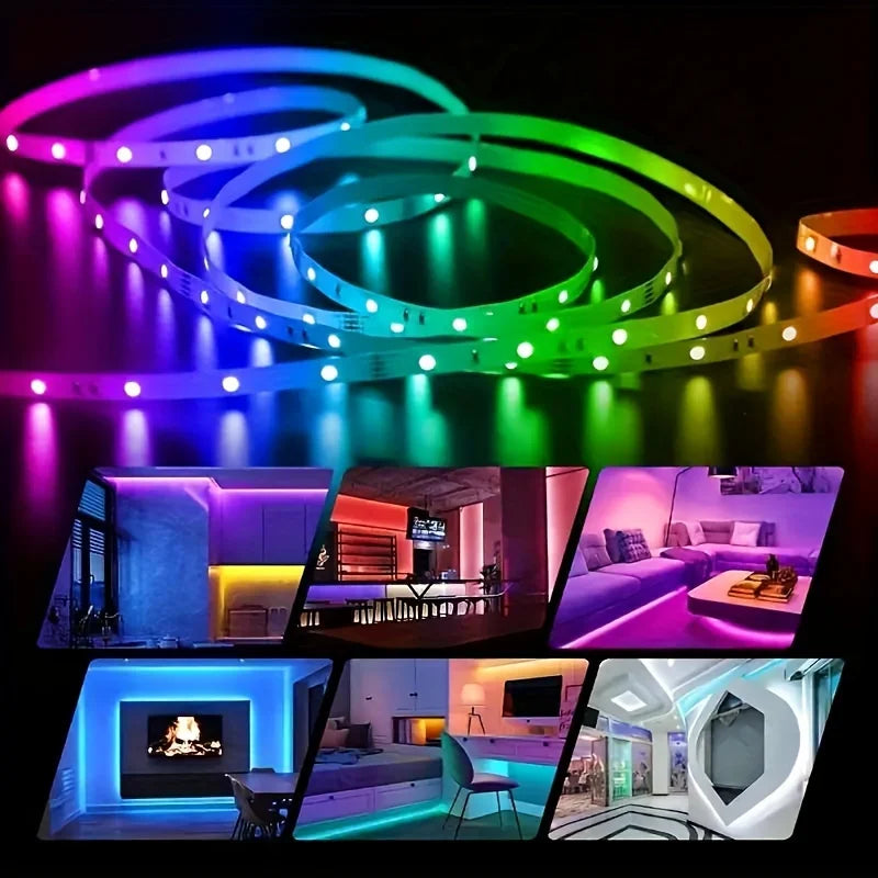 USB RGB LED Strip Light APP Control IR Bluetooth Tape