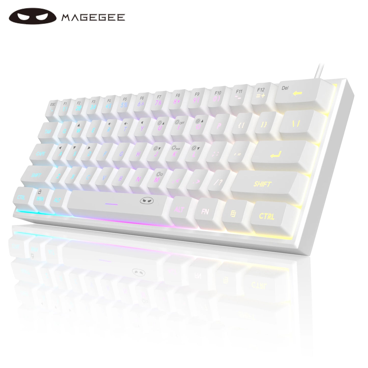 MageGee Mini 60% Gaming Keyboard RGB