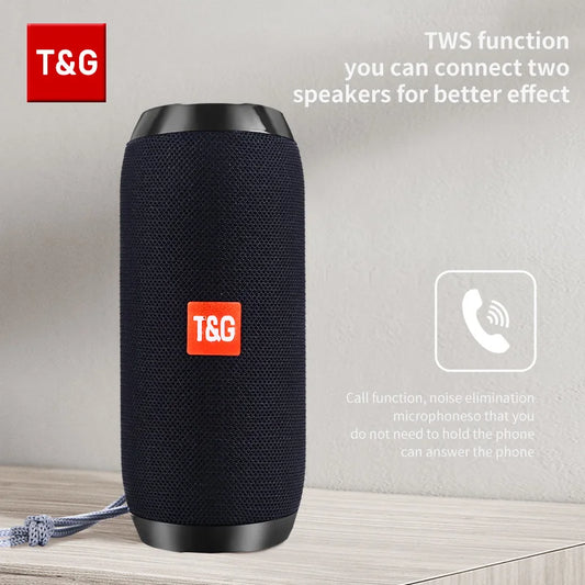 T&G TG117 Portable TWS Sound Box Waterproof Loudspeaker