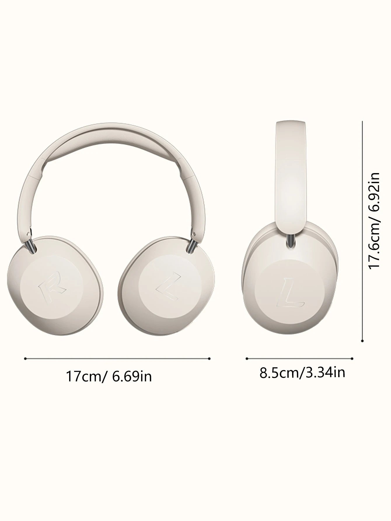 Over-ear Bluetooth headphones