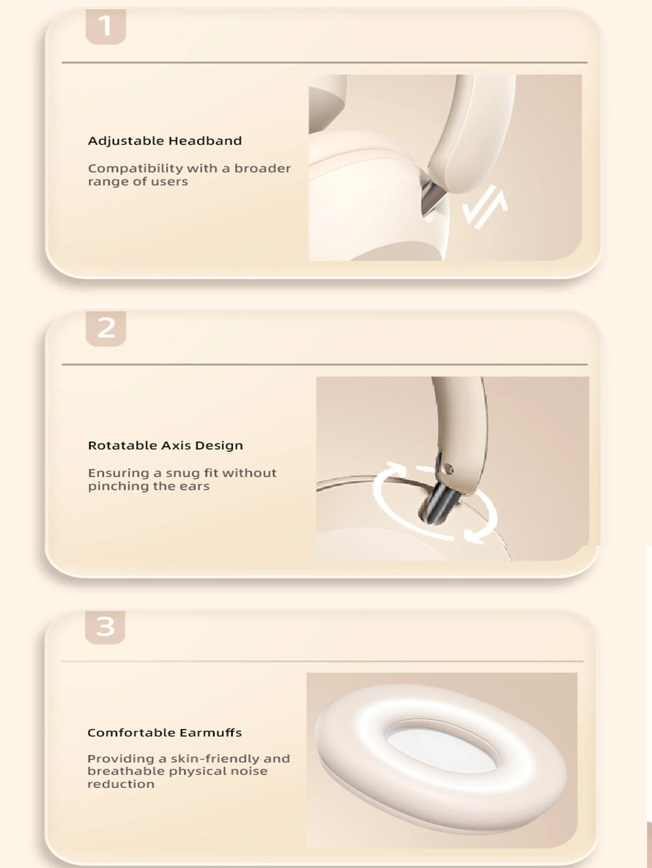 Over-ear Bluetooth headphones