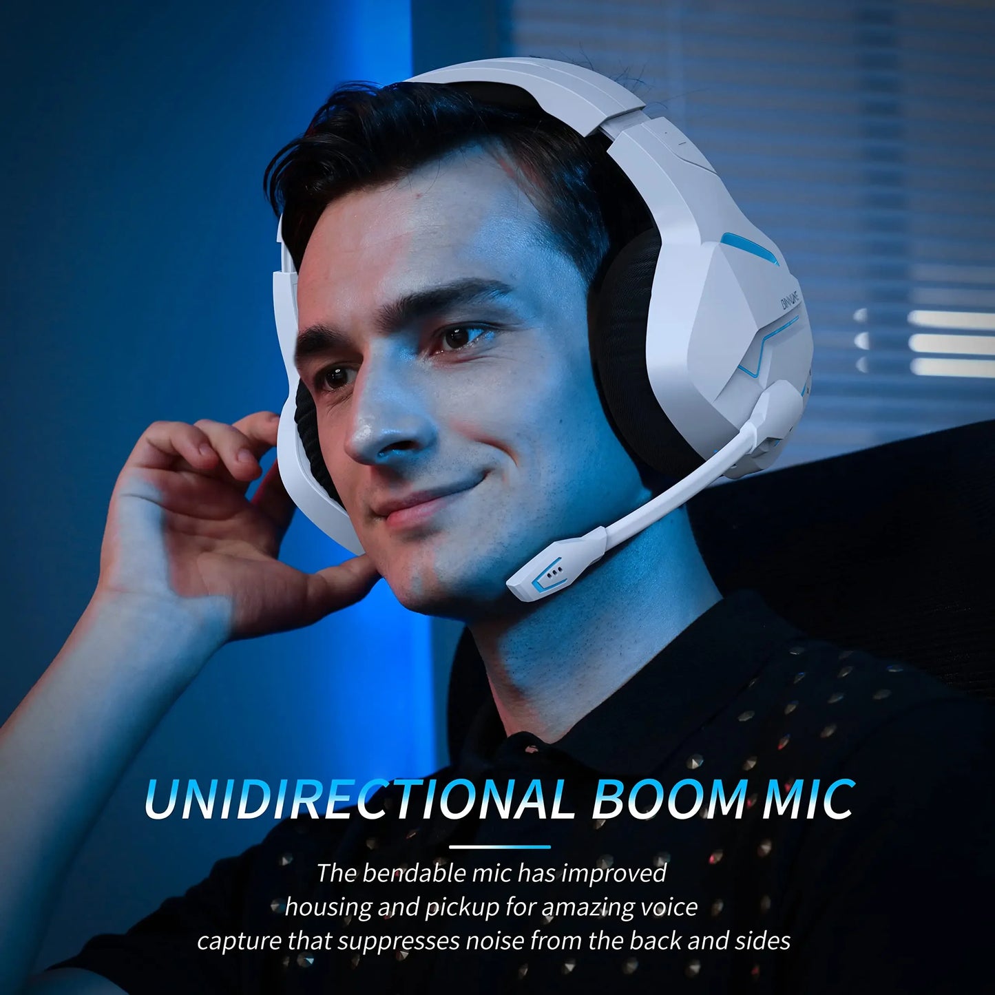BINNUNE BW01 Wireless Gaming Headset with Mic