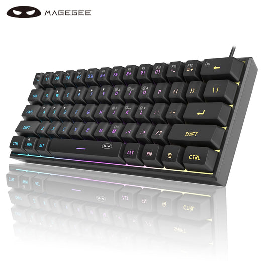 MageGee Mini 60% Gaming Keyboard RGB